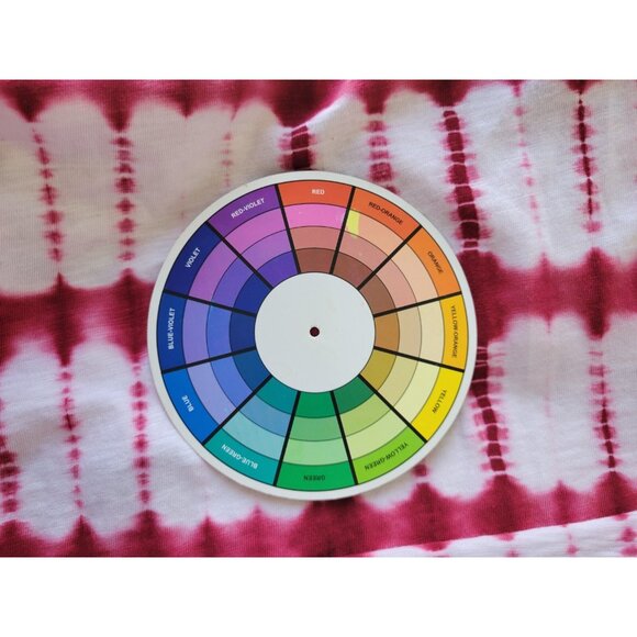 Chicos Womens Top 3 Standard Extra Large 3/4 Sleeve Pink Tie Dye TIE7E - Picture 9 of 9